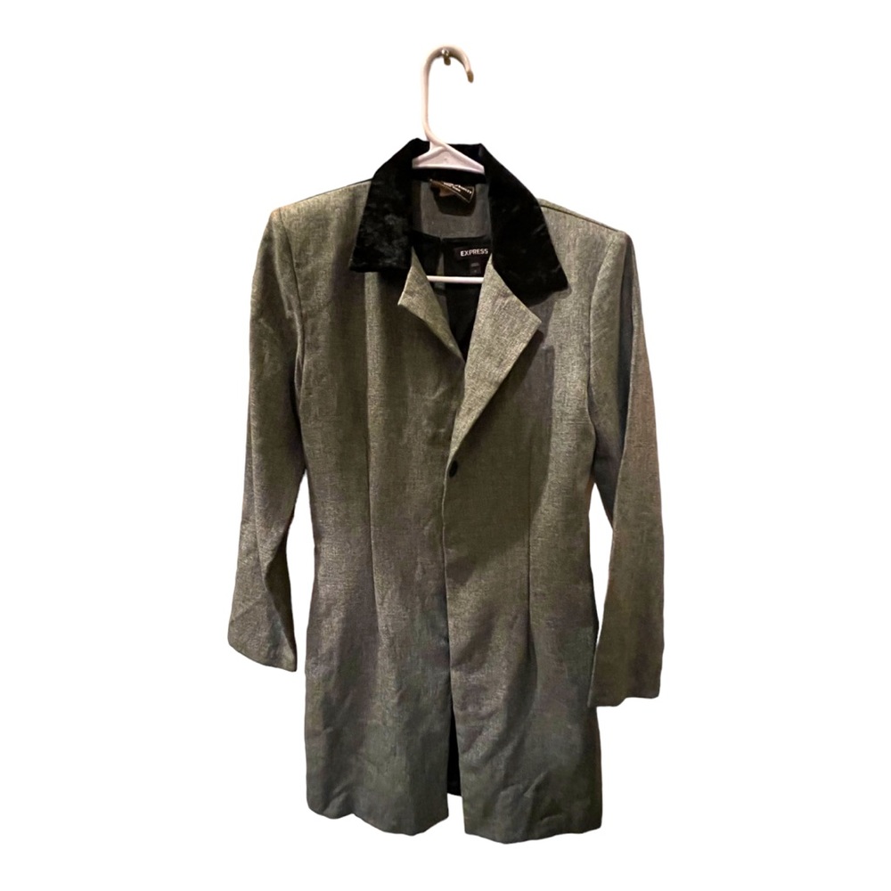 Vintage grey long blazer. Size small